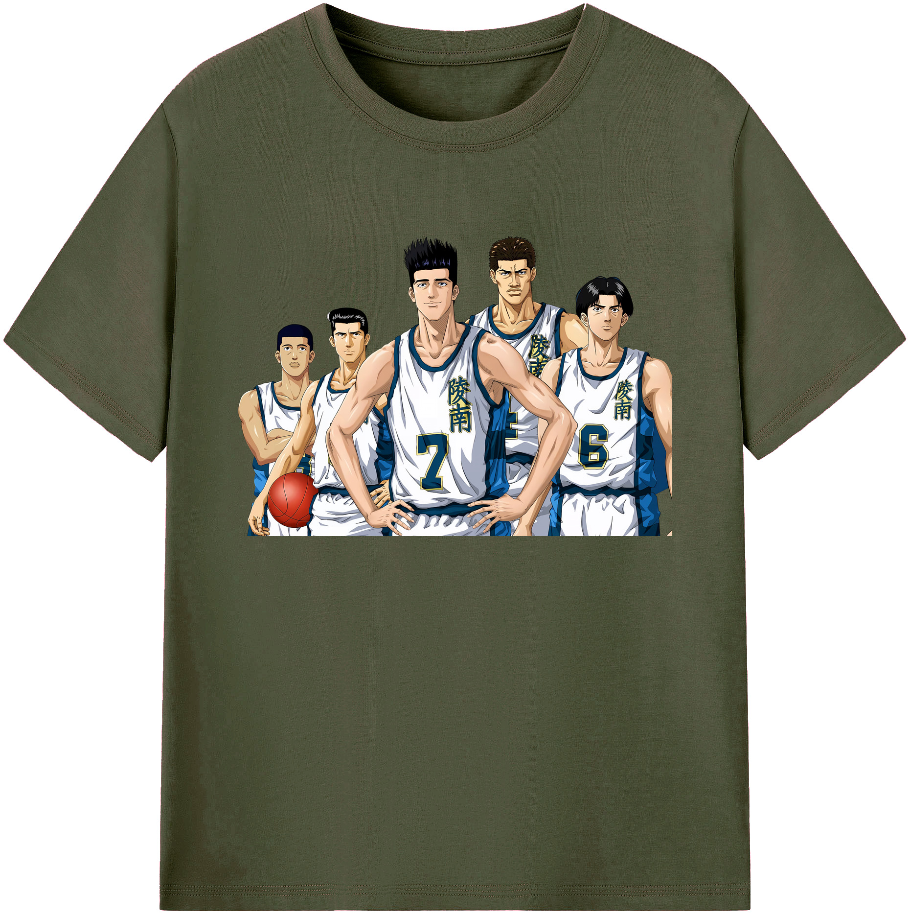（画像用） SLAM DUNK／スラムダンク 綿100％ メンズ半袖Tシャツ｜肌触りやわらか＆通気性